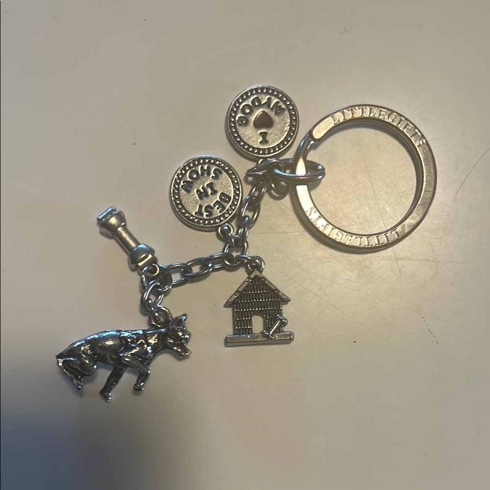 ✨Little Gifts CHIHUAHUA Keychain I Love My Dog Charm and Key Chain
